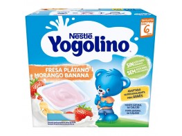 Imagen del producto Nestlé Yogolino fresa y platano 4 x 100g